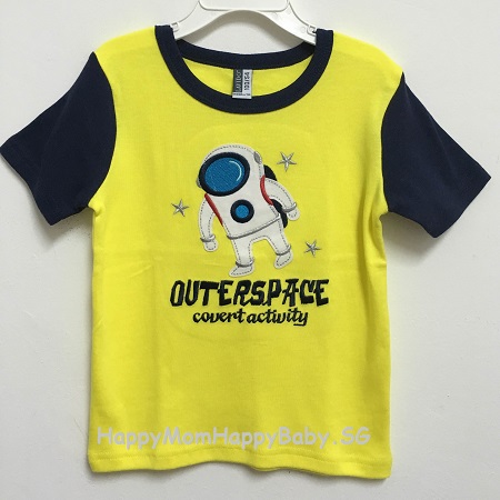 Tee Outerspace Yellow